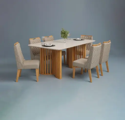[TSM-LUMA-AV] TABLE SALLE A MANGER LUMA VITREE
